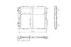 ORDONEZ 2062021 Radiator, engine cooling